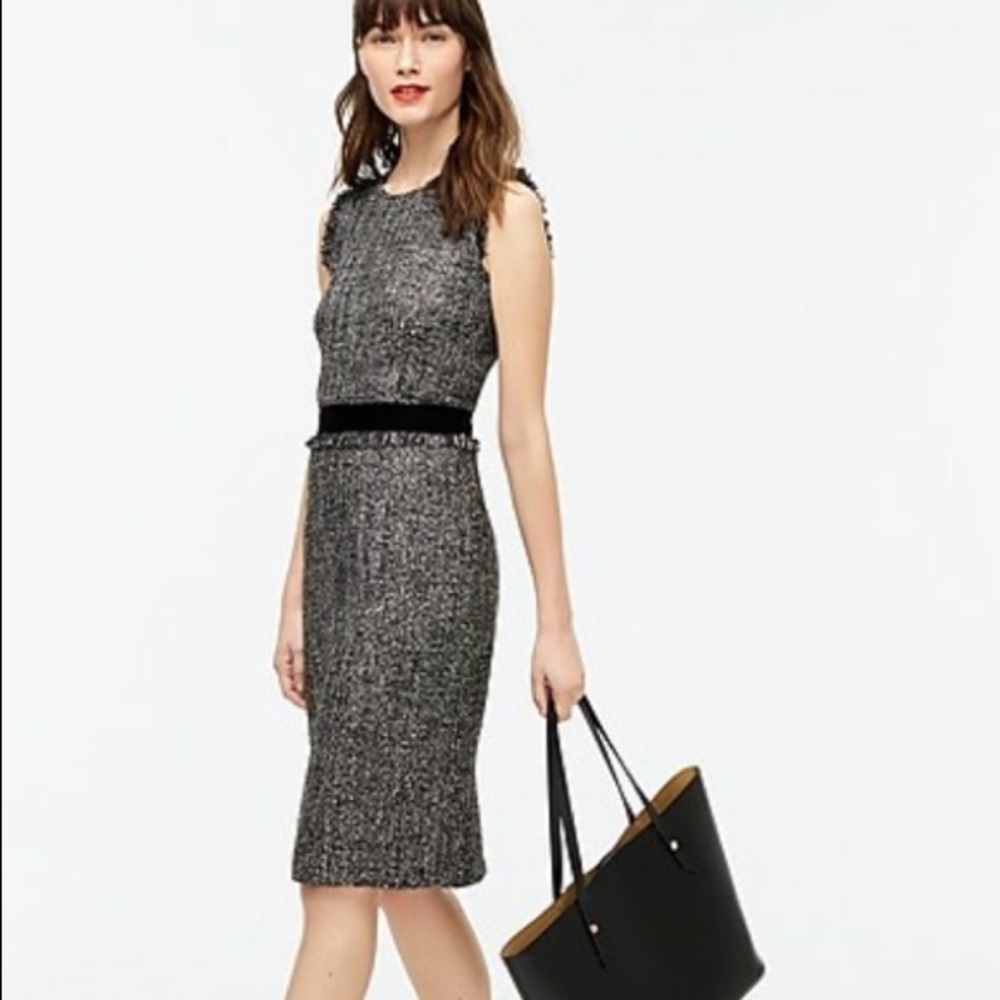 NEW! Jcrew sheath dress in sparking tweed